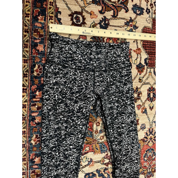Lululemon Wunder Under Pant III Iced Wave White Black Leggings Low Rise Size 4 - Picture 4 of 6
